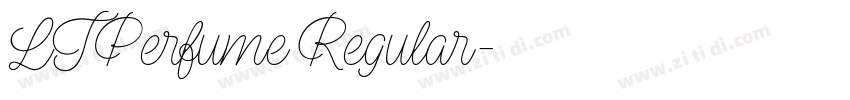 LTPerfume Regular字体转换